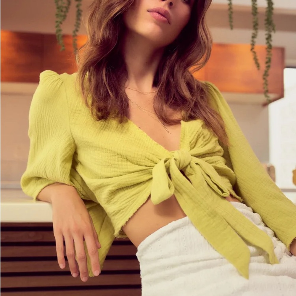 Lulus Tied Crop Top